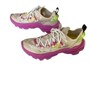 Sorel Kinetic Breakthru Tech Lace Womens Sz 7 Bleached Ceramic Fuchsia Fizz